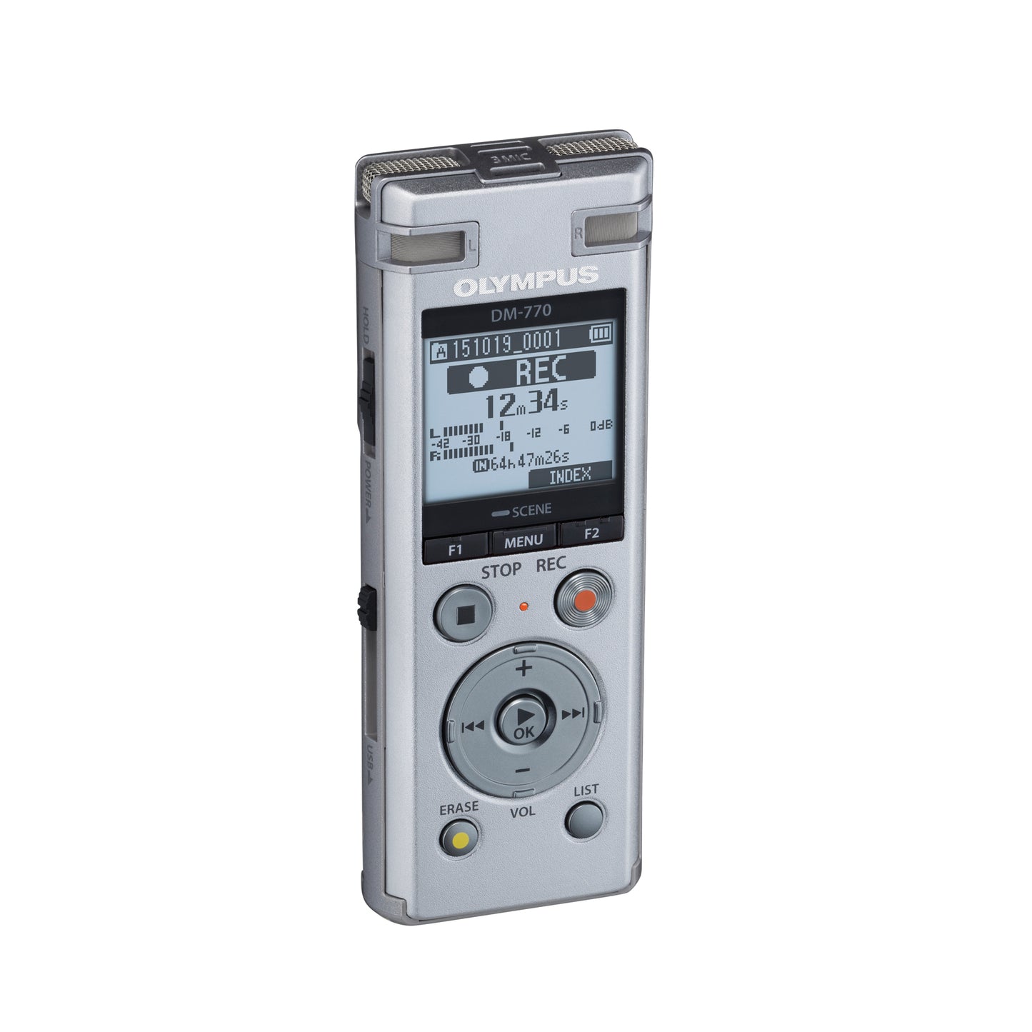 Digital Voice Recorder & Sonority - Olympus DM770