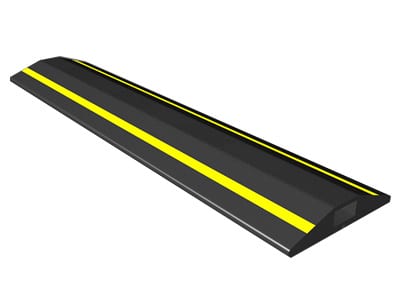 Office floor cable protector W 72 x H 12 Channel: 15x8 mm