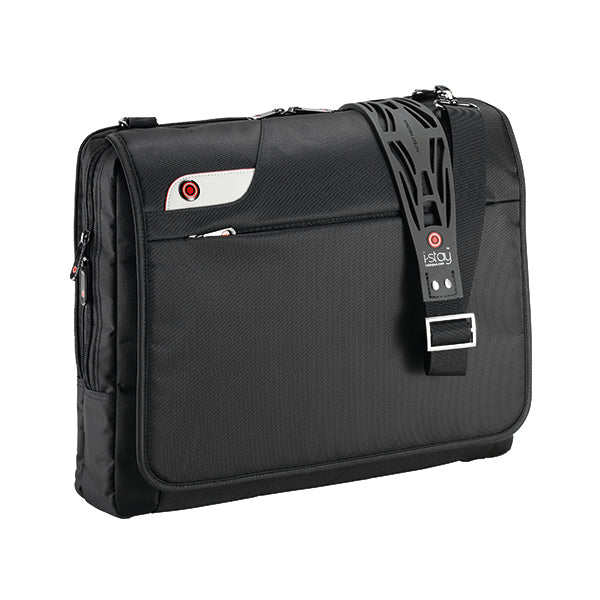 i-stay 15.6in Laptop Messenger Bag - Black