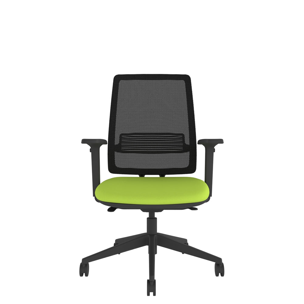 AX200AMF Axent Mesh Chair With Multi-Functional Arms, front view