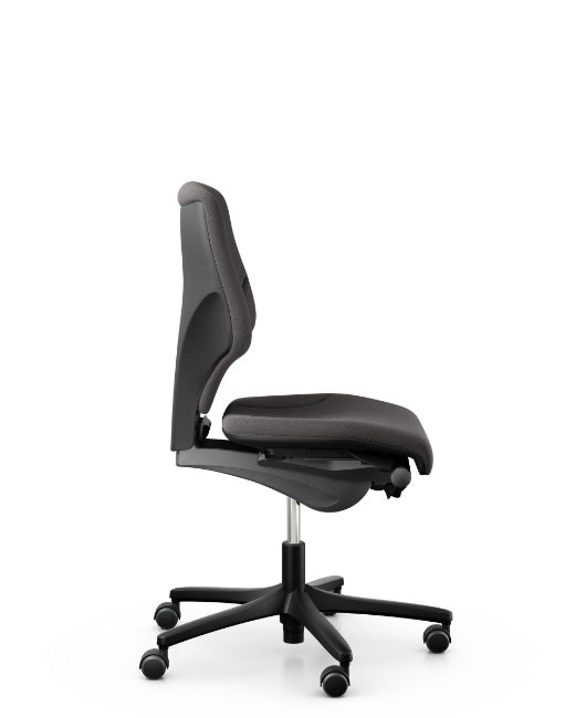 Giroflex 64-3078 Swivel Chair Low Back With Standard Seat in grey, side view