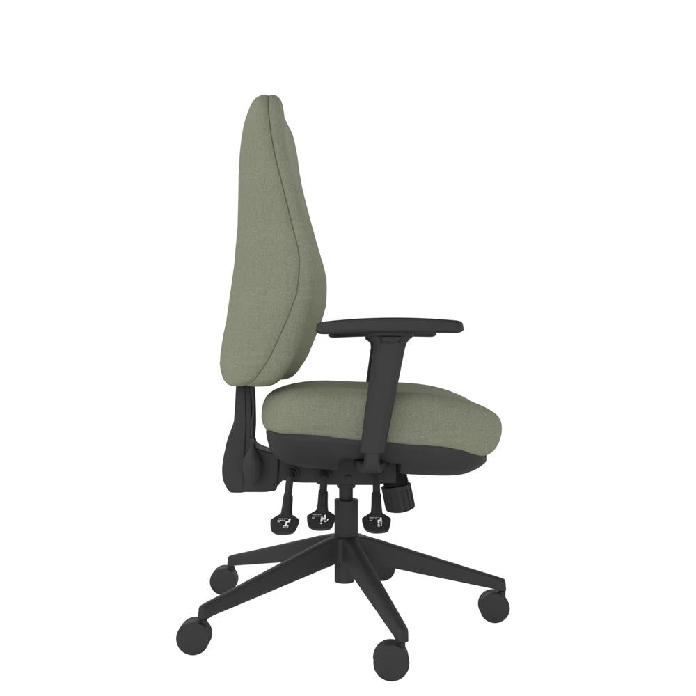 IT400 Upholstered High Back With Large Seat. Side view