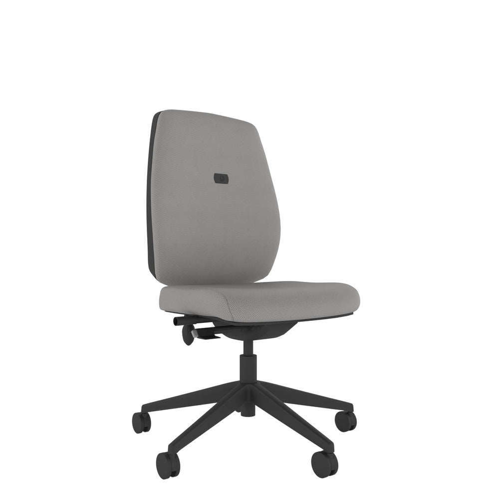 YT100 YOU Upholstered Task Chair in light grey