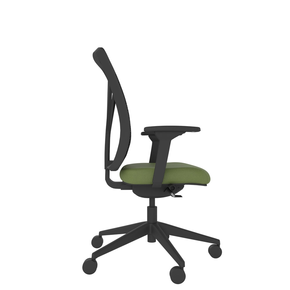 YT204 YOU Mesh Task Chair With 4D Arms side view