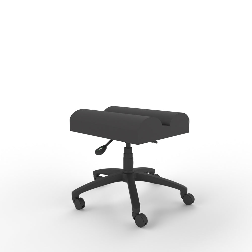 LS100 Single Black Upholstered Leg Rest