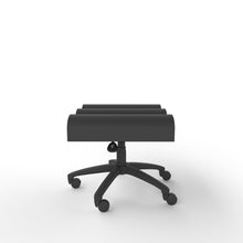 LD100 Double Black Upholstered Leg Rest