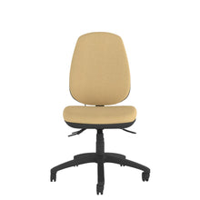 CT440 Contour High Back Chair with black base. Front view