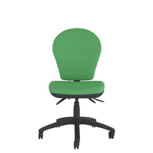 CT630 Contour High Back Chair with black base, front view