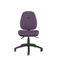 CT720 Contour High Back Chair with black base, front view