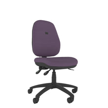 CT720 Contour High Back Chair with black base, front view