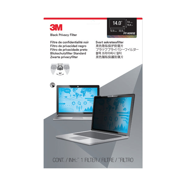 3M Privacy Filter for Widescreen Laptop 14.0in