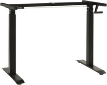 Manual Height Adjustable Desk Frame - Black