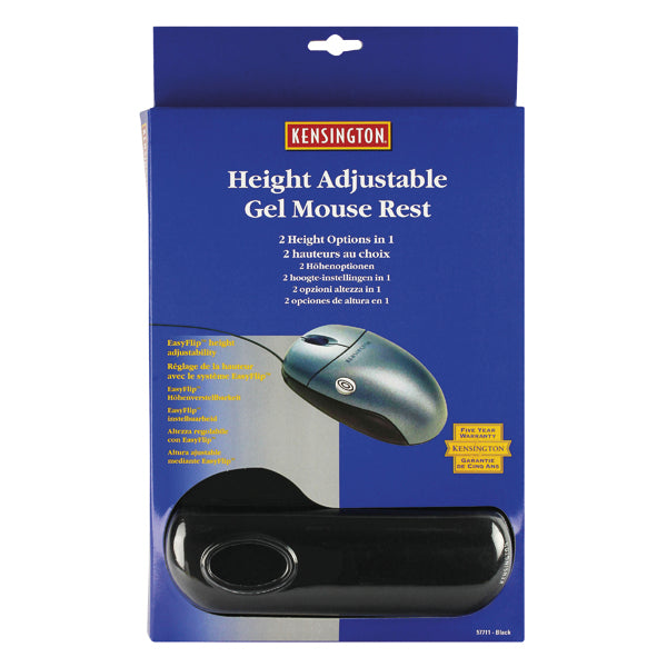 Kensington Height Adjustable Mouse Mat - Black in blue branded box