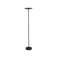Alba LED Floor Lamp Round Head - Black