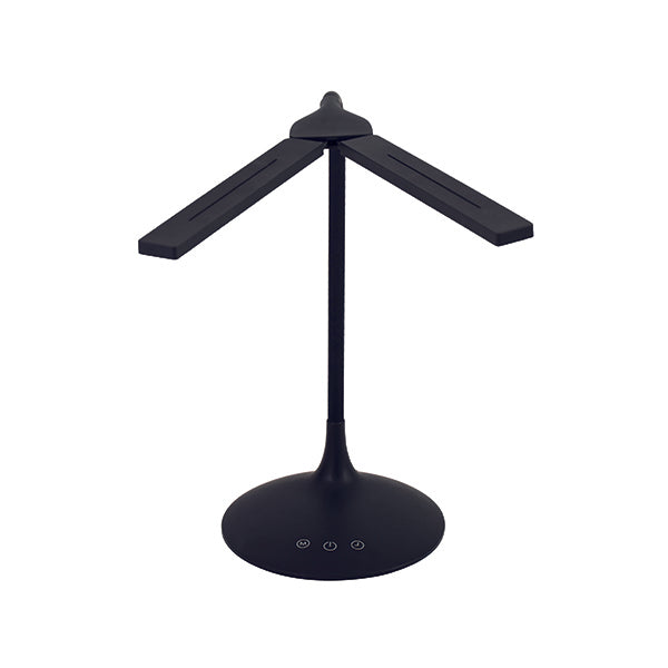 Alba Nomad Two Head Desk Lamp in black