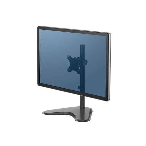 Fellowes Free Stand Monitor Arm - Black