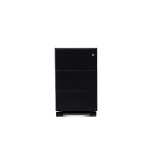 Form Slimline 3 Drawer Pedestal in black 
