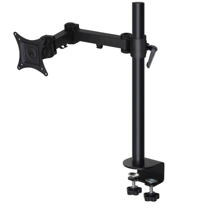 LCD 10kg Tilt/Swivel/Rotate, VESA 75 or 100 single arm in black