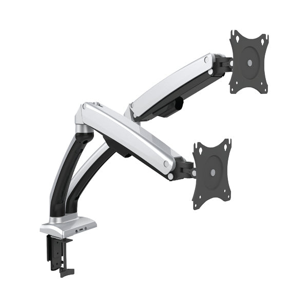 Contour Ergonomics Monitor Arm - Black dual arm