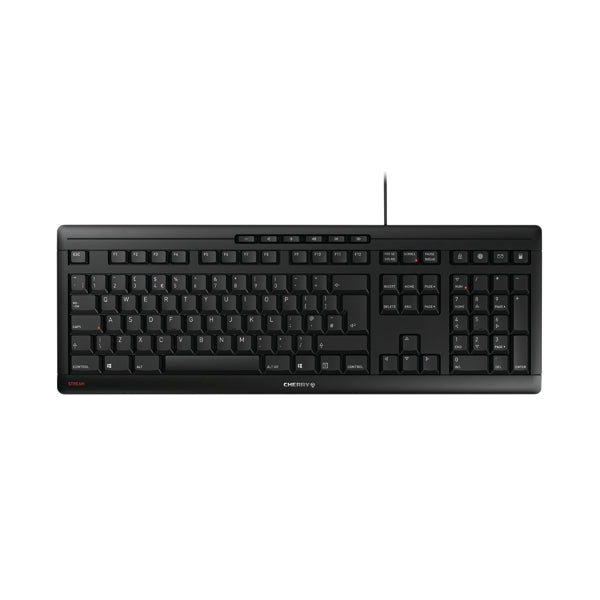 Cherry Stream Keyboard Corded - Black