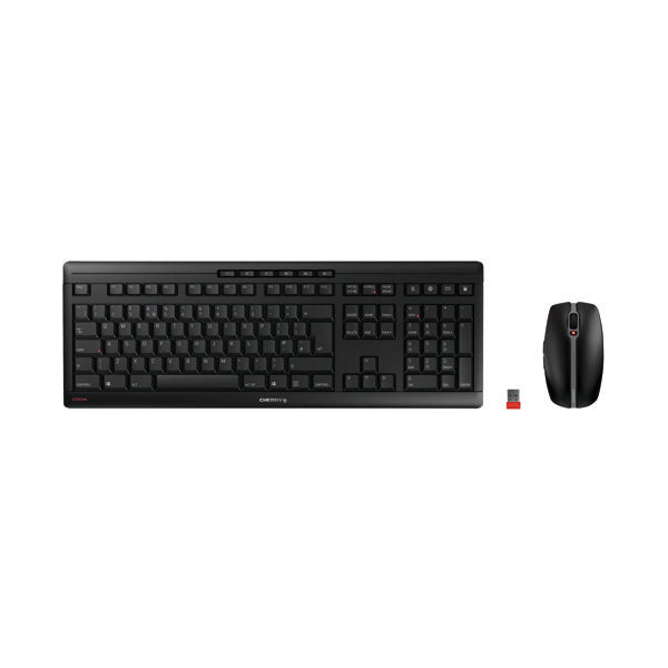 Cherry Stream USB keyboard mouse set in black