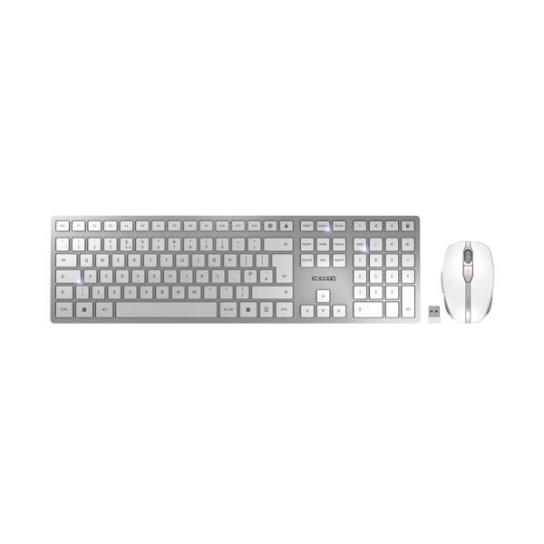 Cherry DW 9100 Keyboard Mouse Set in white