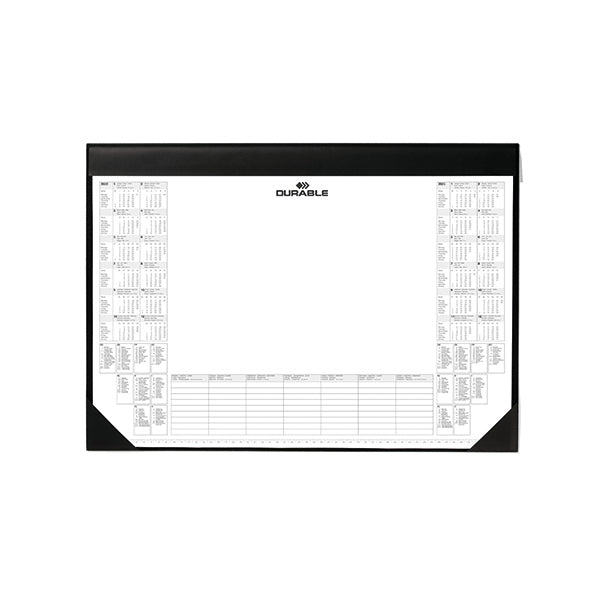 Durable Calendar Desk Mat 590x420 Black
