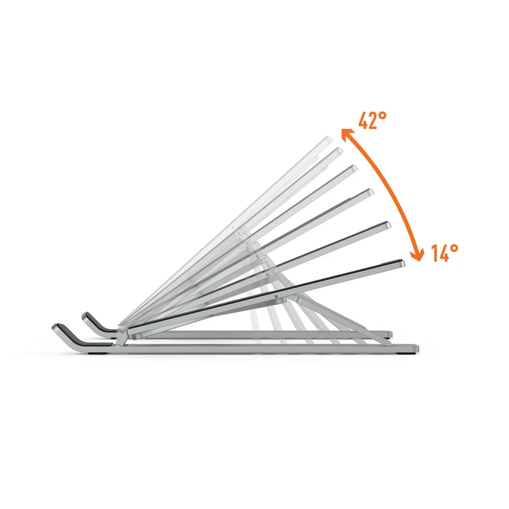 Durable Premium Foldable Laptop Stand Rise Aluminium