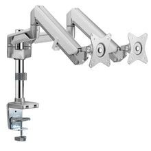 LCD 9kg Tilt/Swivel/Rotate, 2 USB3 Ports, VESA 75 or 100 Pole Based, dual arm
