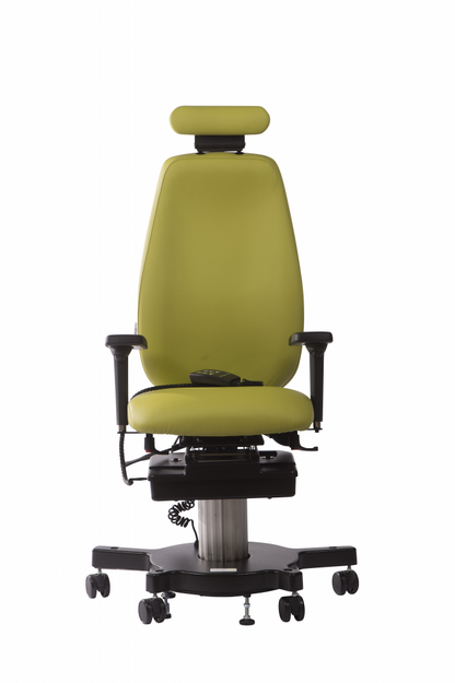 AdaptLift Electric Rise & Tilt Chair in green , front view