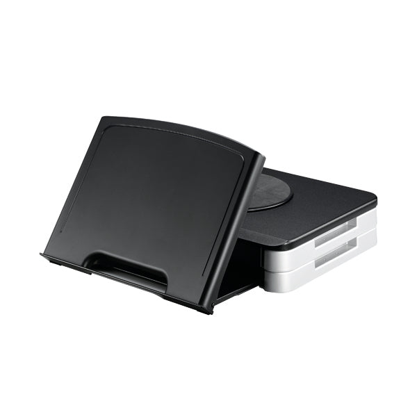 Q-Connect Mon Stand/Doc Holder Black