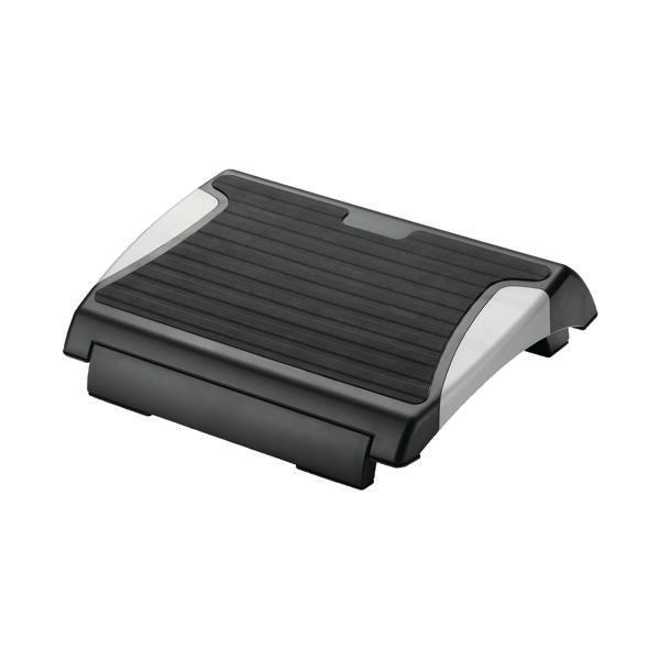 Q-Connect Anti-Slip Footrest Black/Silver