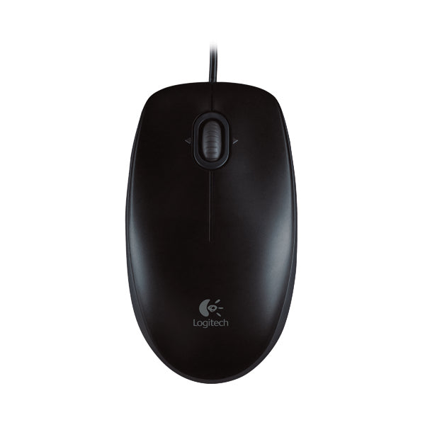 Logitech B100 Optical USB Mouse - Black