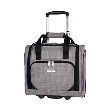 London Fog Newbury Under Seat Bag - Grey/Black
