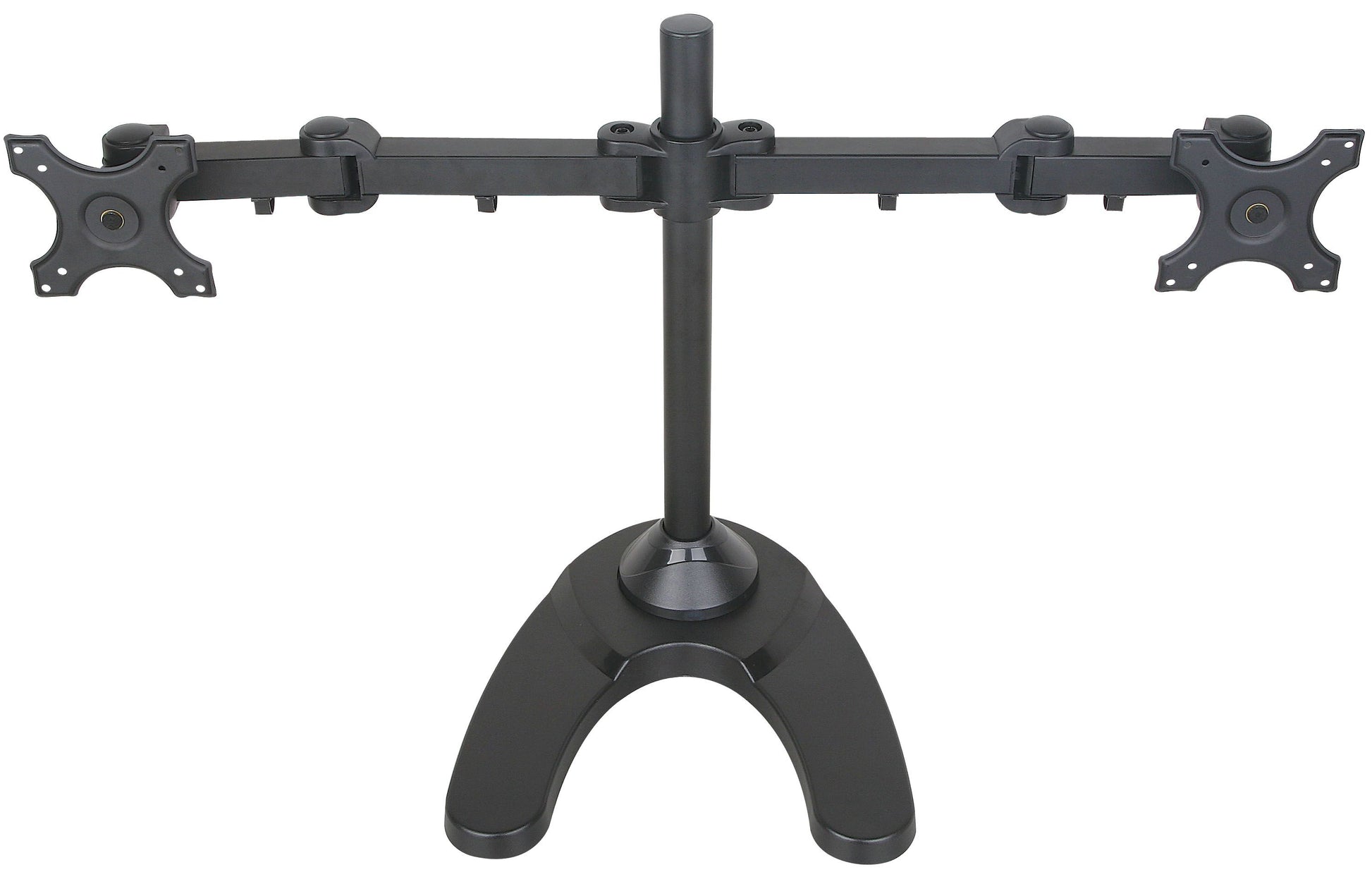 No Arm LCD 10kg Tilt/Swivel/Rotate, VESA 75 or 100 - Black dual arm