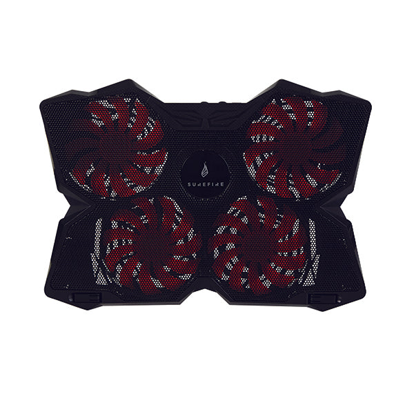 Surefire Bora Laptop Cooling Pad with red fan 