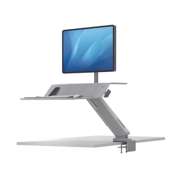 Fellowes Lotus Sit/Stand Workstation - White