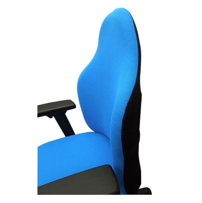Adapt V600 V-Trak Ergonomic Chair in blue with black base  