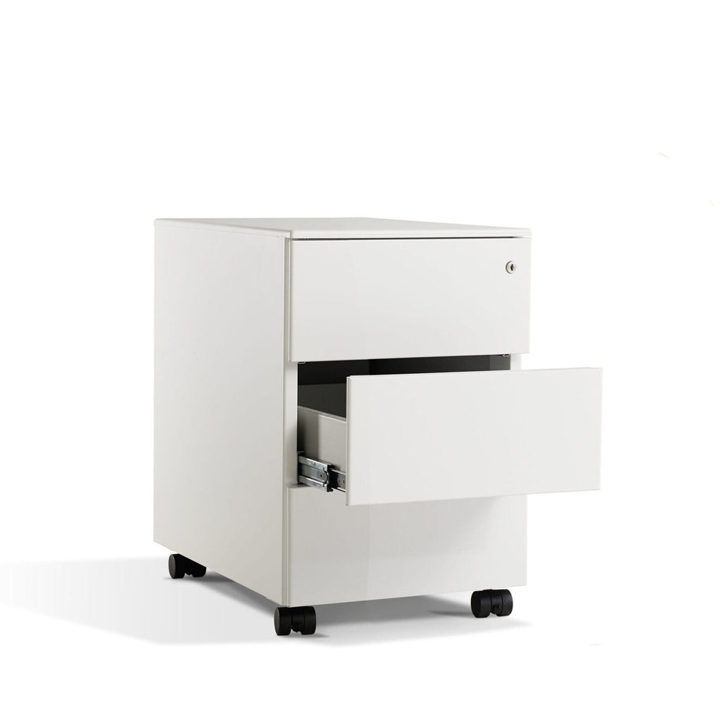 Form 3 Drawer Pedestal in white