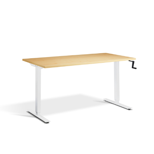Elevate Core Manual Crank Handle Desk