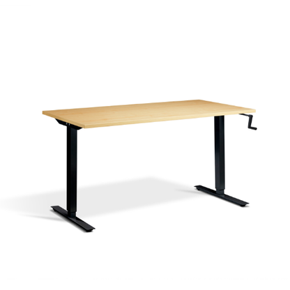 Elevate Core Manual Crank Handle Desk