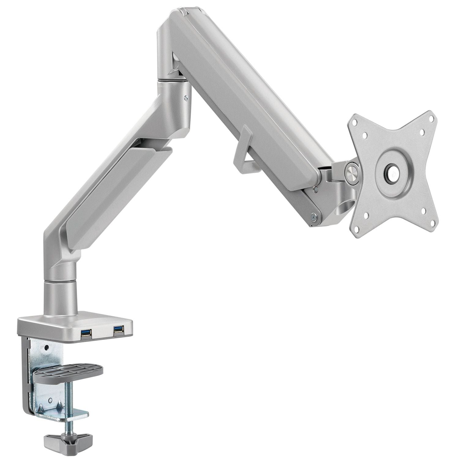 LCD 9kg Tilt/Swivel/Rotate, 2 USB3 Ports, VESA 75 or 100 single arm