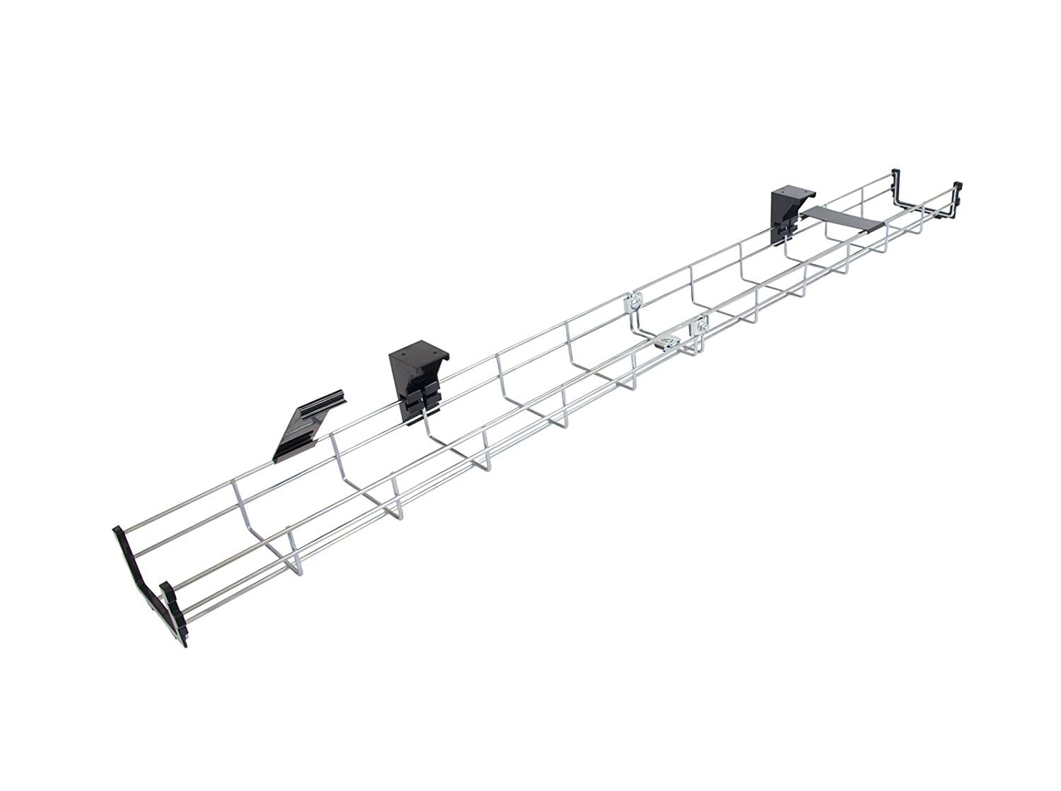 Under-desk Galvanized Steel Mesh Cable Tray W10 x H5 cm