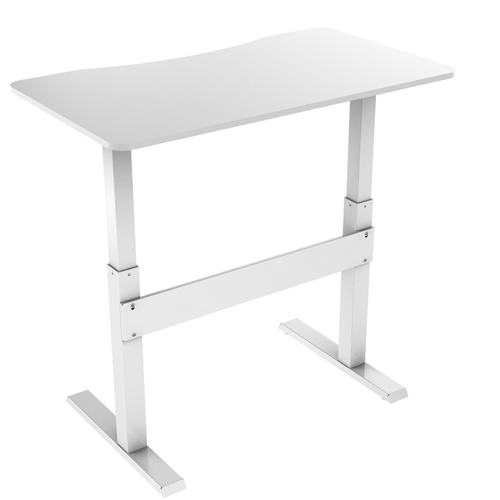 Gas Lift Desk (Height Adjustable 72-113cm) - White