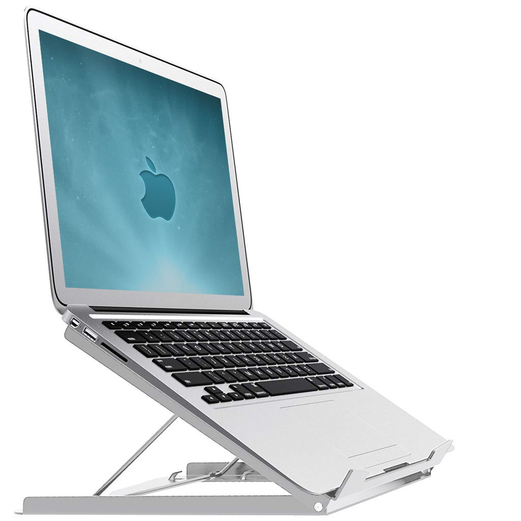 Smart folding laptop riser / cooler - White