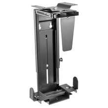 Under Desk CPU holder w/ Security Lock - Black
