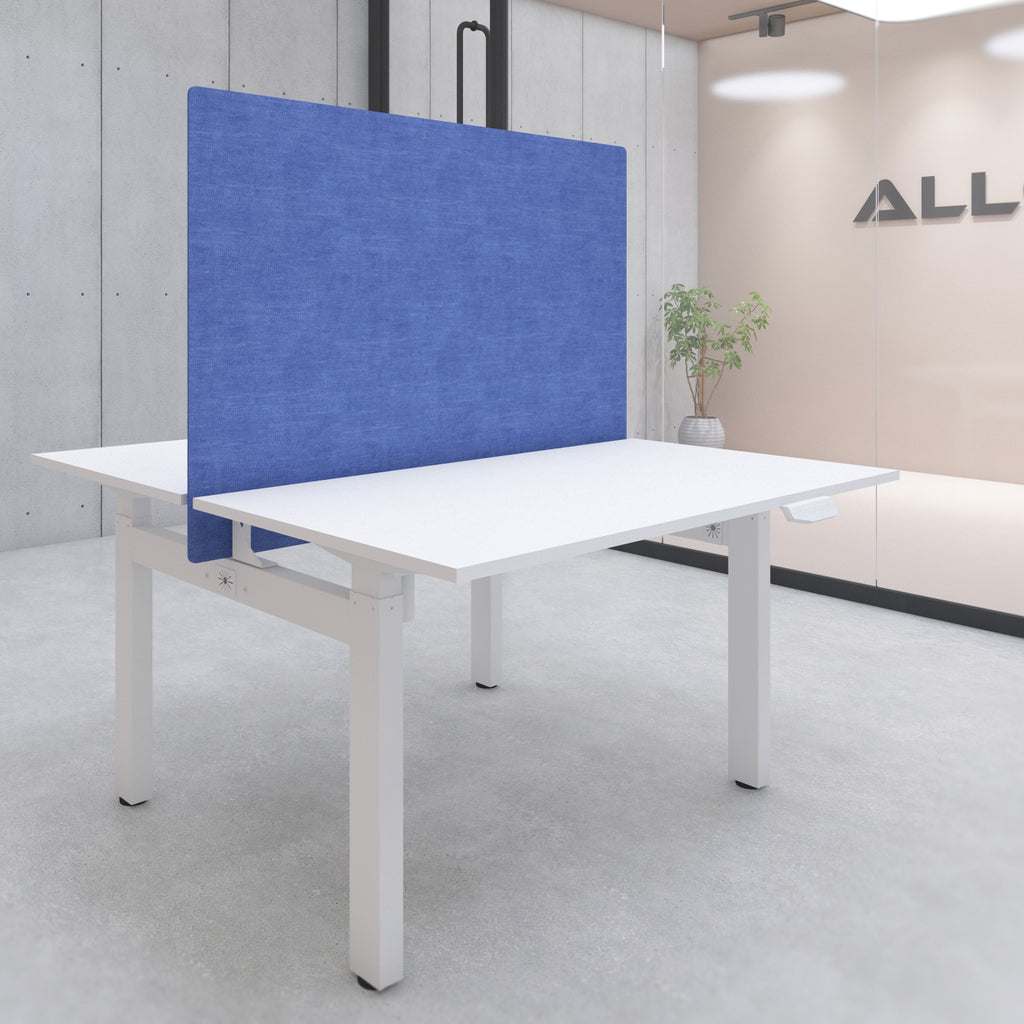 Accoustic Privacy Screen/Desk Divider (1400 x 900mm) - Blue