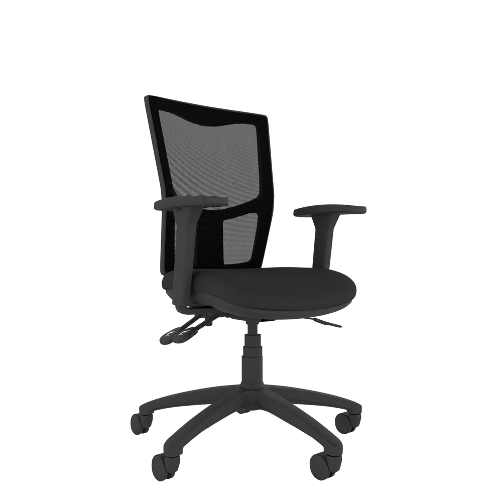 CT300 Contract Mesh Back with black seat and black base