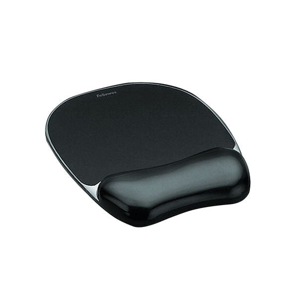 Fellowes Crystals Gel Mouse Pad - Black