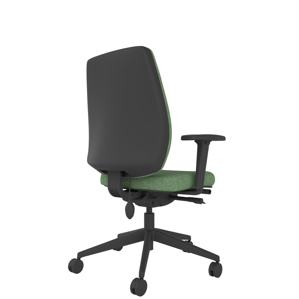 YE102 YOU Upholstered Ergo Chair With 2D Arms